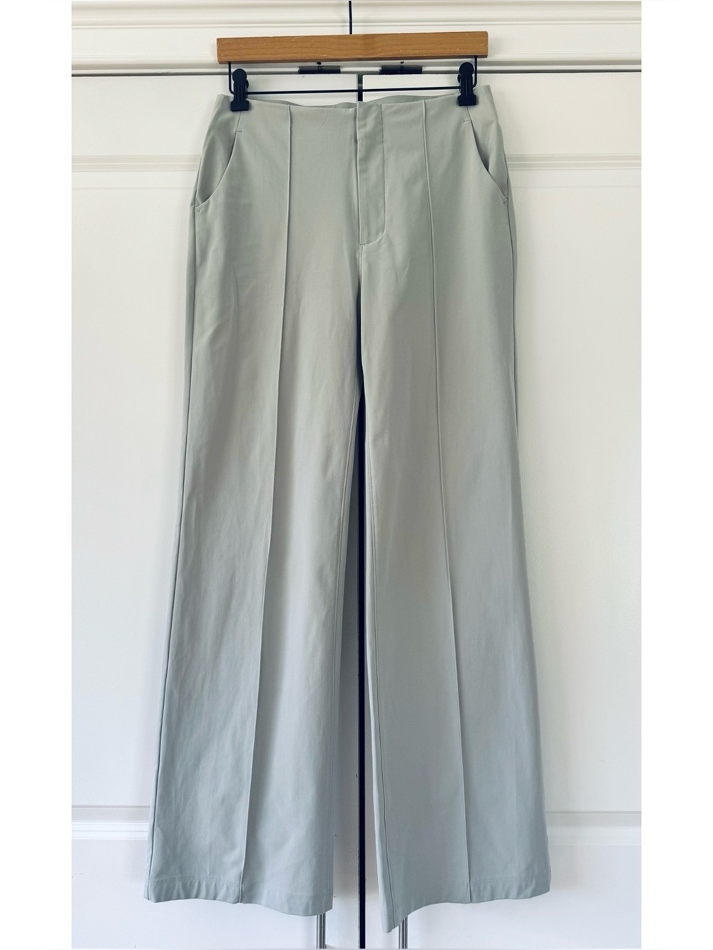 Vuori Women's Meta Wide Leg Pants Gray Trouser Career Travel Size Small